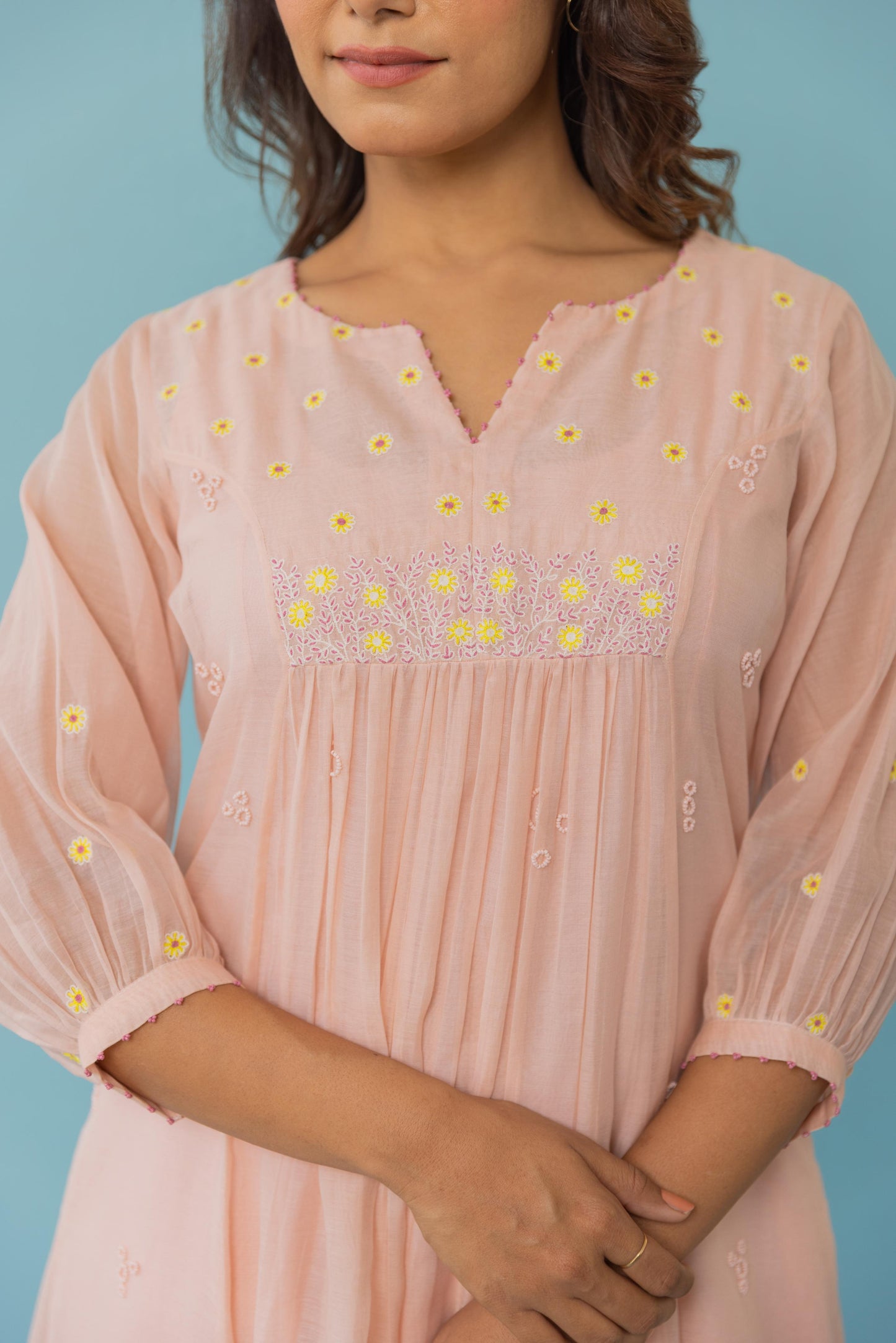 Coral Kurta Set